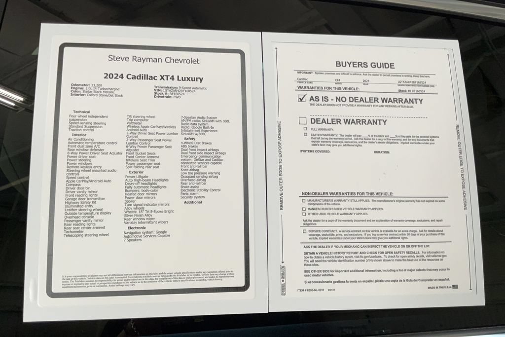 Certified 2024 Cadillac XT4 Luxury FWD image 26