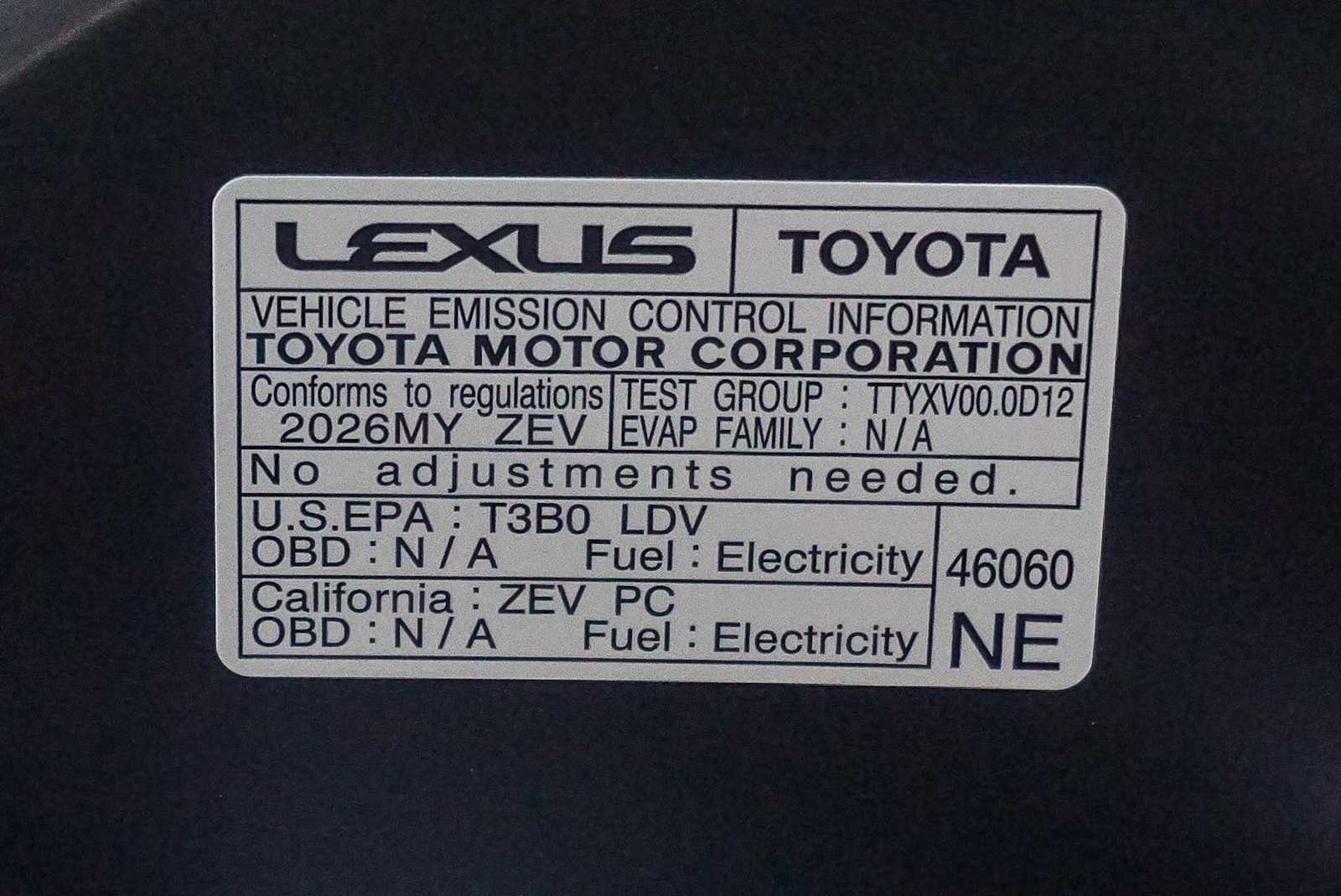 New 2026 Lexus RZ 450e 2WD image 36