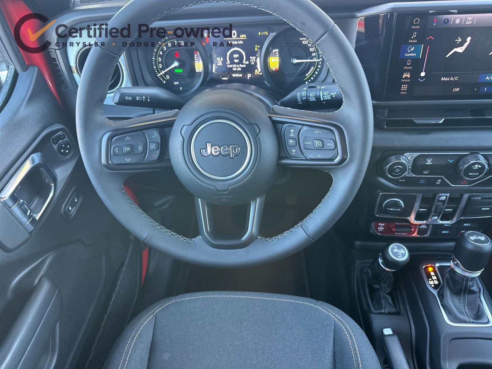 Certified 2025 Jeep Wrangler Unlimited Sport S 4xe image 15