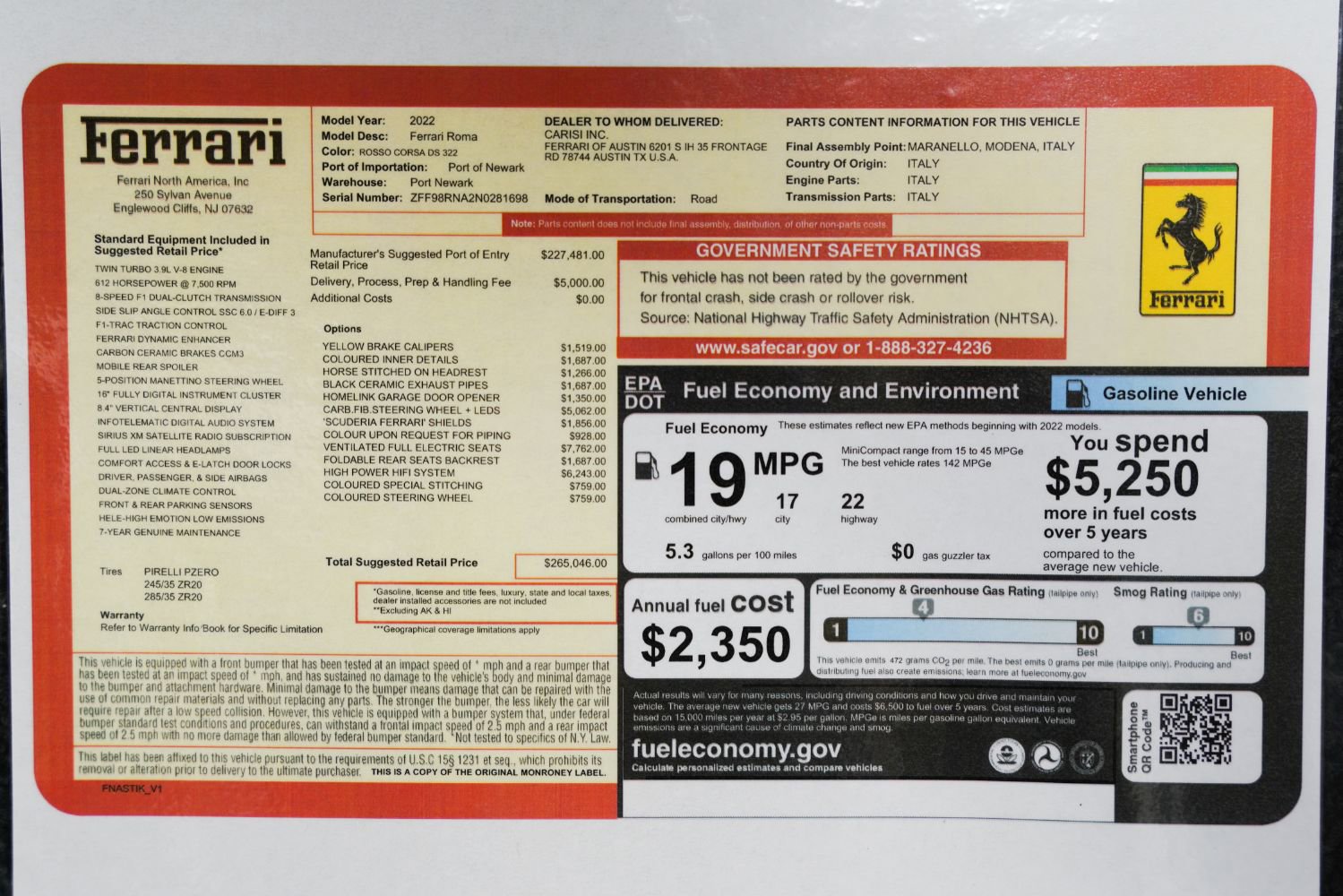 Used 2022 Ferrari Roma image 4