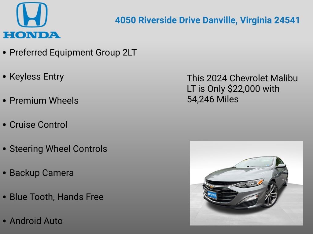 Used 2024 Chevrolet Malibu LT FWD image 7