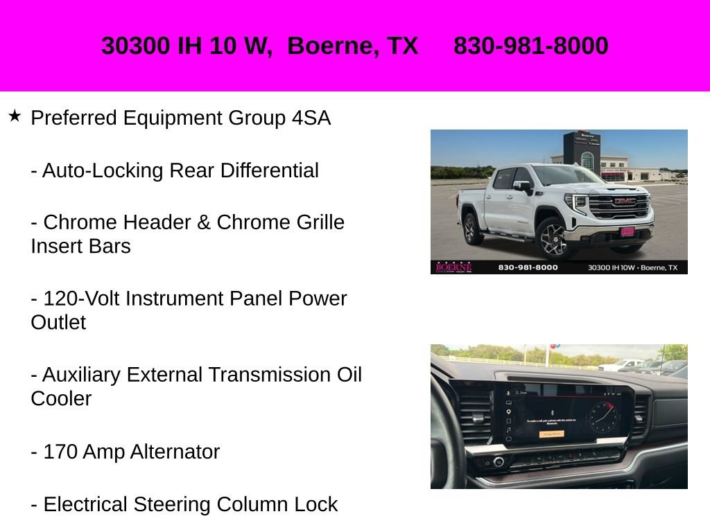 Used 2023 GMC Sierra 1500 SLT w/ SLT Premium Package AWD/4WD image 30