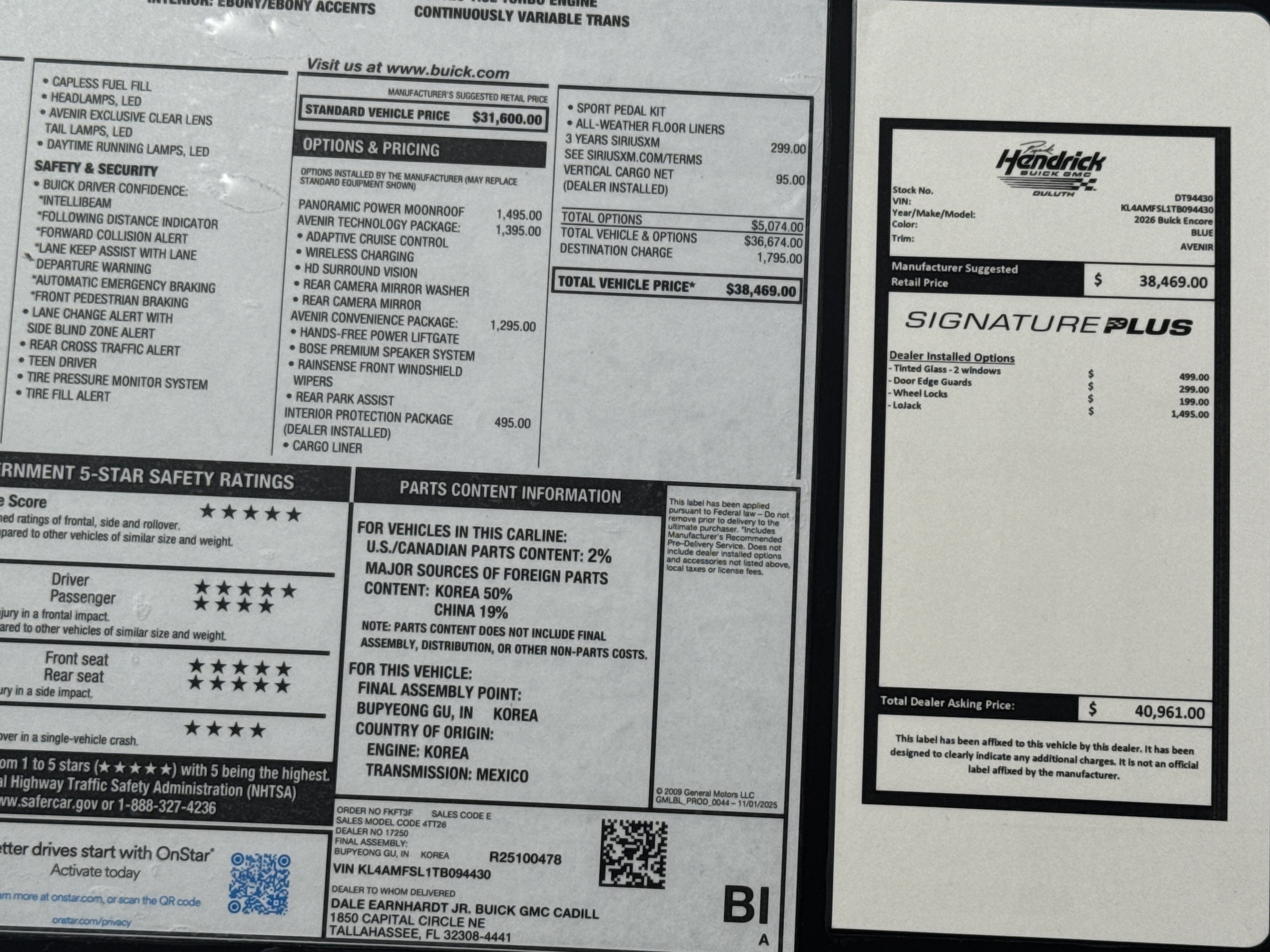 New 2026 Buick Encore GX Avenir w/ Avenir Technology Package image 39