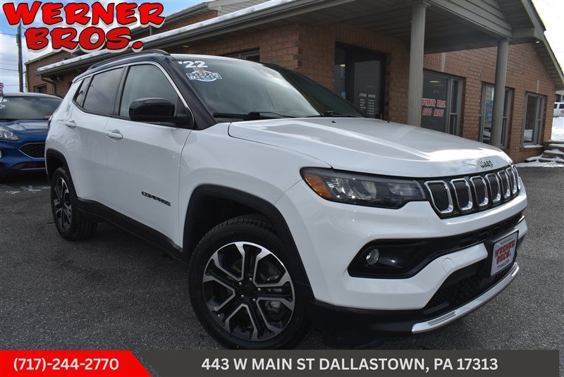 Used 2022 Jeep Compass Limited w/ Sun and Sound Group AWD/4WD image 1
