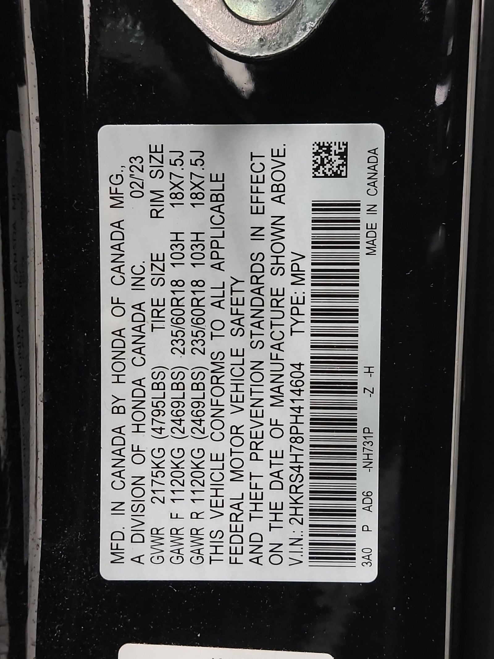 Certified 2023 Honda CR-V EX-L image 33