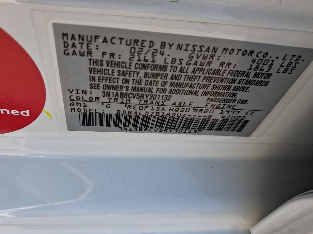Certified 2024 Nissan Sentra SV FWD image 29