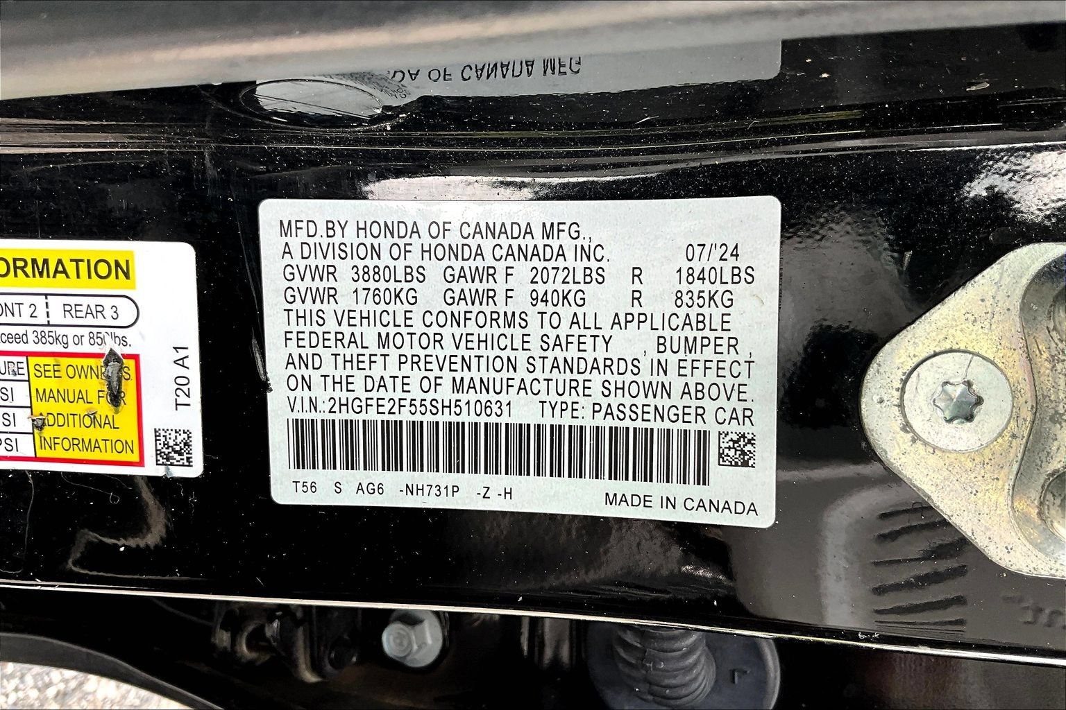 Used 2025 Honda Civic Sport image 16