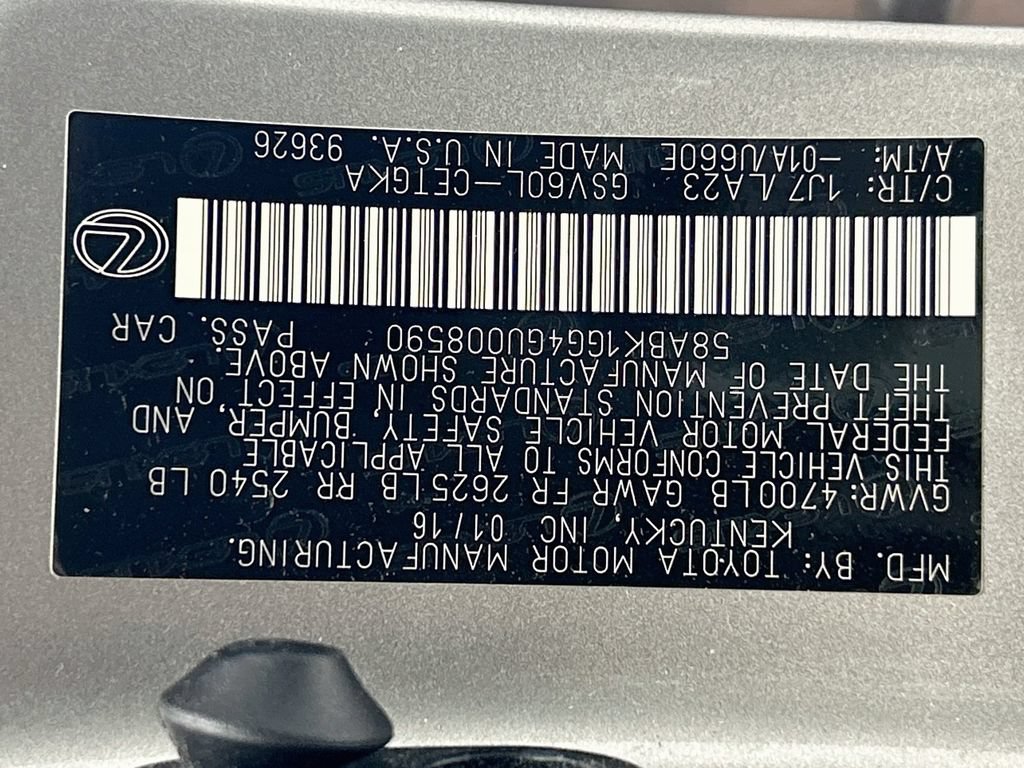 Used 2016 Lexus ES 350 w/ Premium Package w/Wood Trim FWD image 33