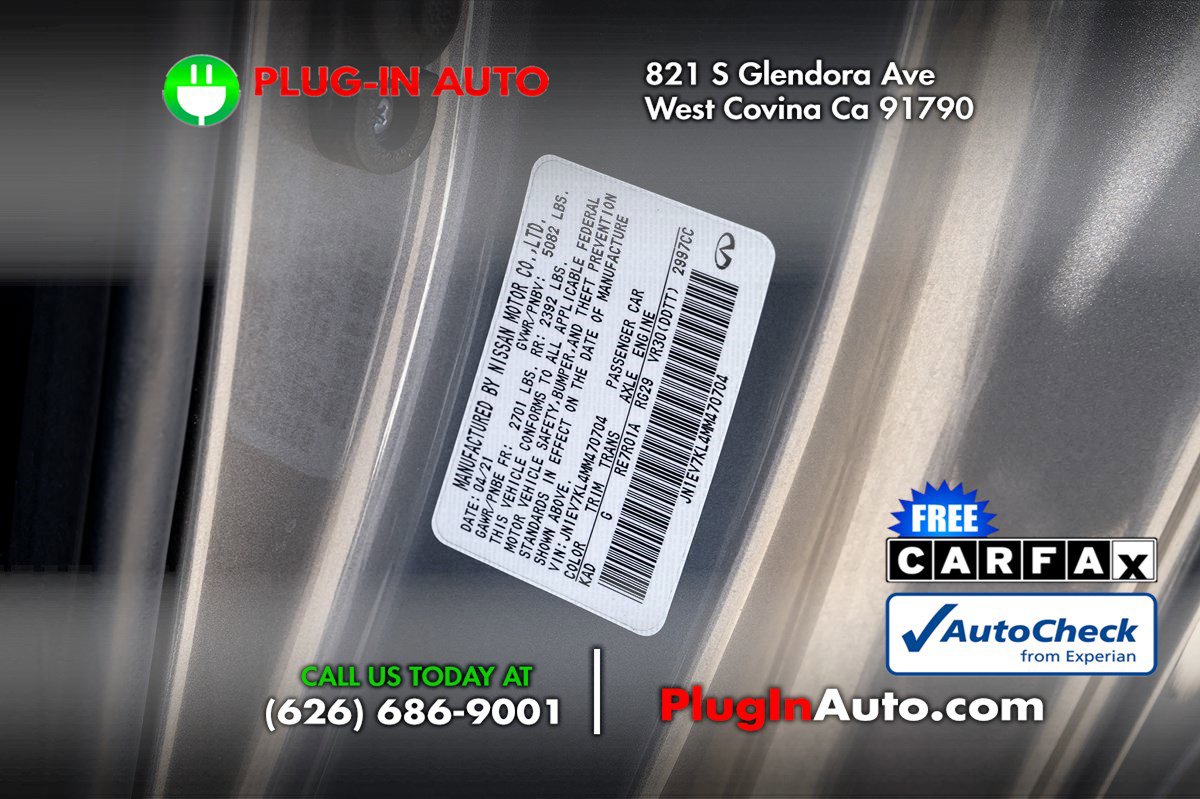 Used 2021 INFINITI Q60 3.0t Luxe w/ Cargo Package AWD/4WD image 16