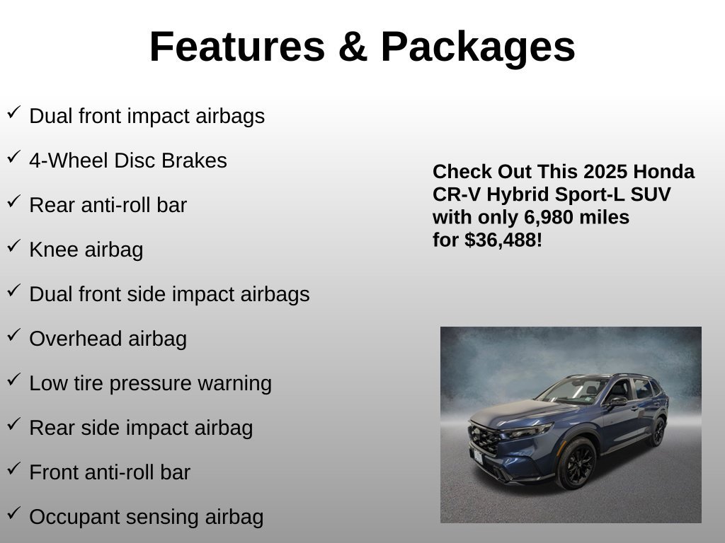 Certified 2025 Honda CR-V Sport-L image 12