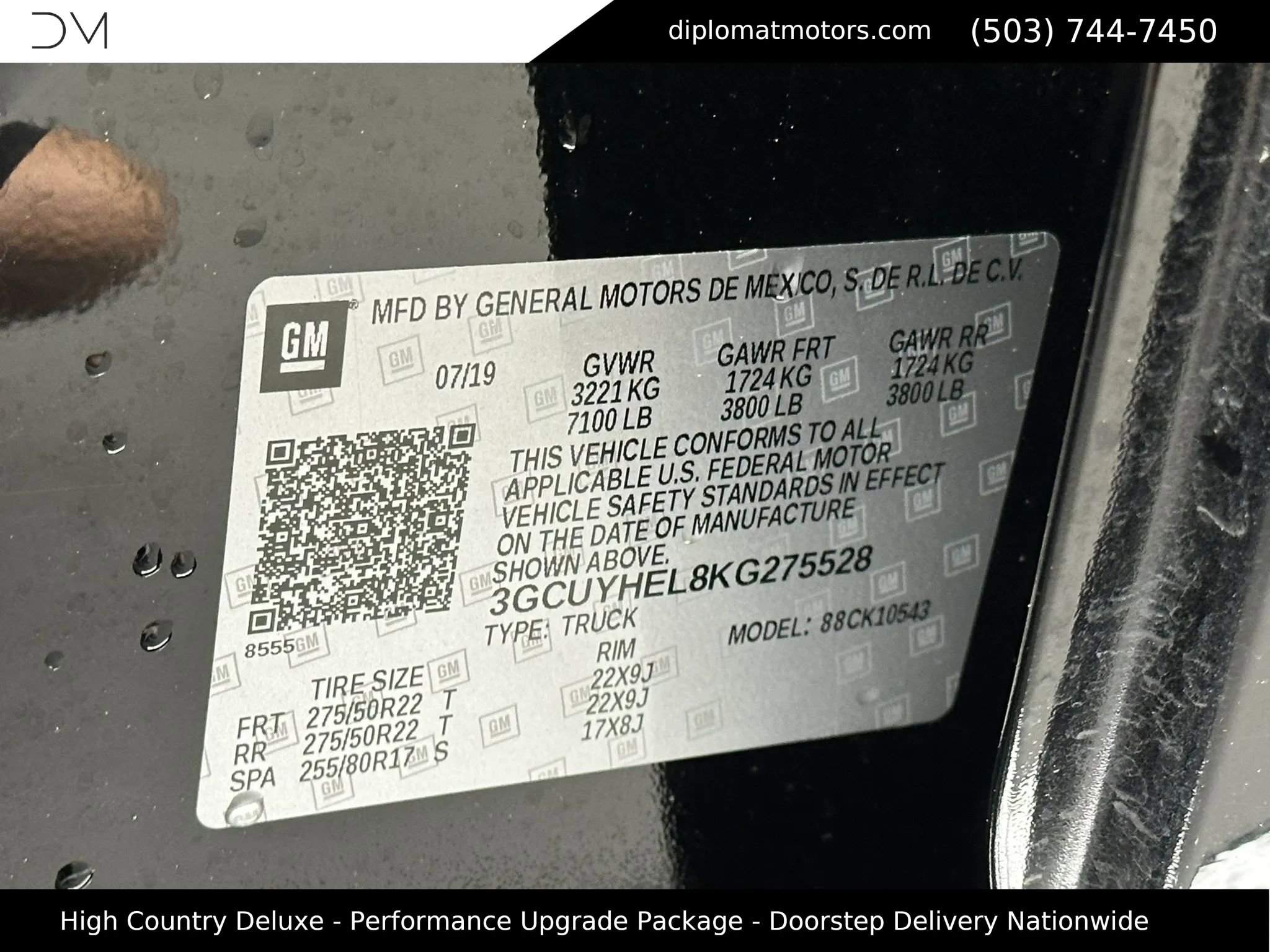 Used 2019 Chevrolet Silverado 1500 High Country image 54