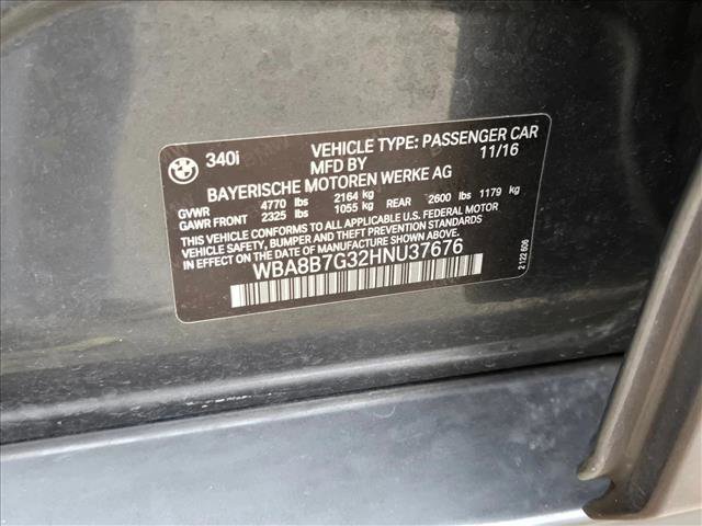 Used 2017 BMW 340i xDrive Sedan AWD/4WD image 16