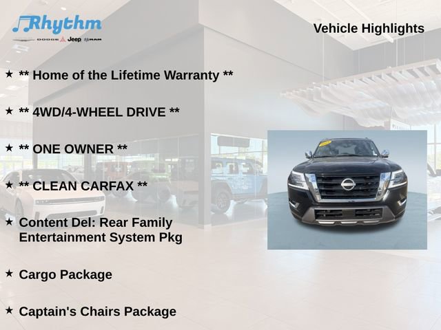Used 2023 Nissan Armada Platinum w/ Captain's Chairs Package image 5