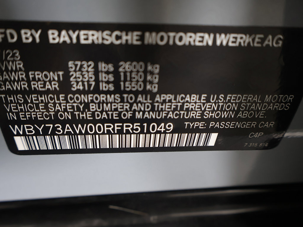 Used 2024 BMW i4 eDrive40 w/ M Sport Package RWD image 52