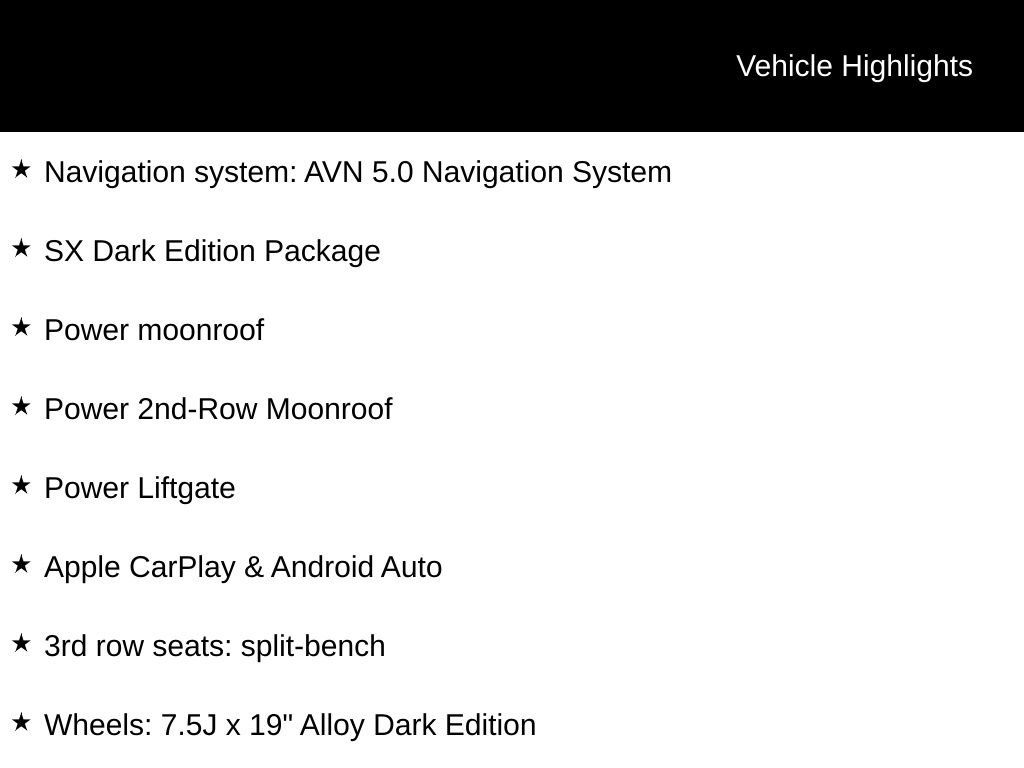 New 2025 Kia Carnival SX w/ SX Dark Edition Package FWD video 3