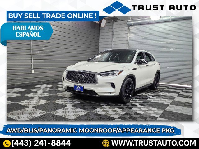 Used 2021 INFINITI QX50 Luxe w/ Appearance Package
