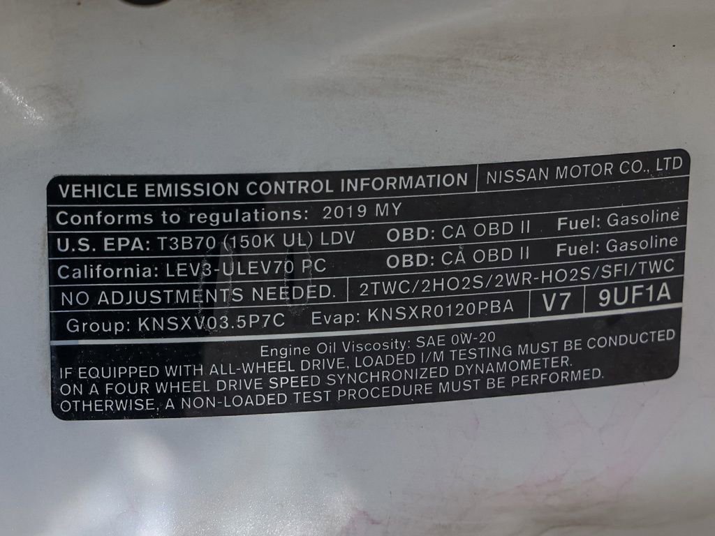 Used 2019 Nissan Murano SV w/ Cargo Package FWD image 32