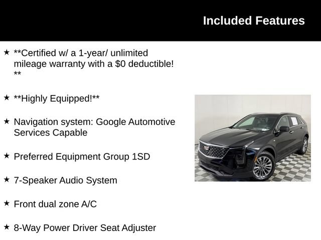 Certified 2025 Cadillac XT4 Premium Luxury FWD image 4