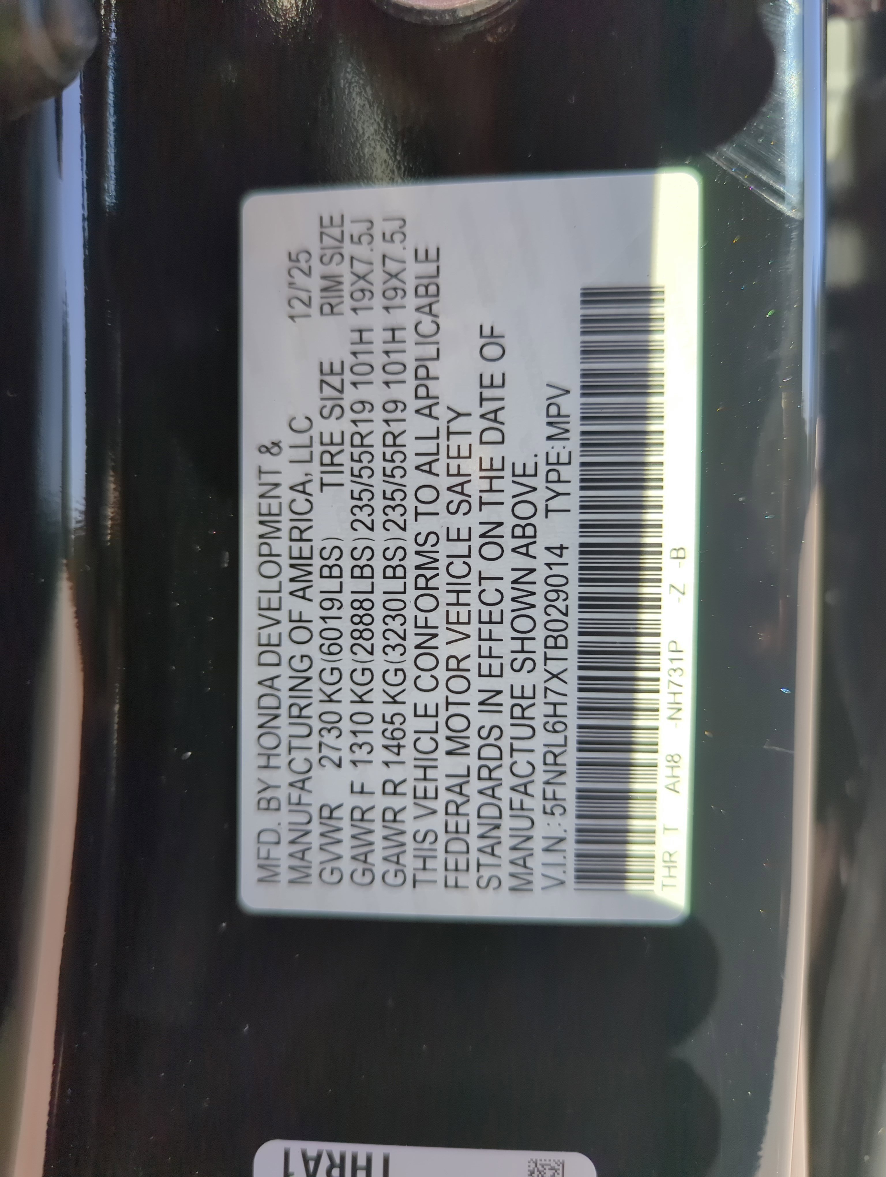 New 2026 Honda Odyssey Sport-L image 29