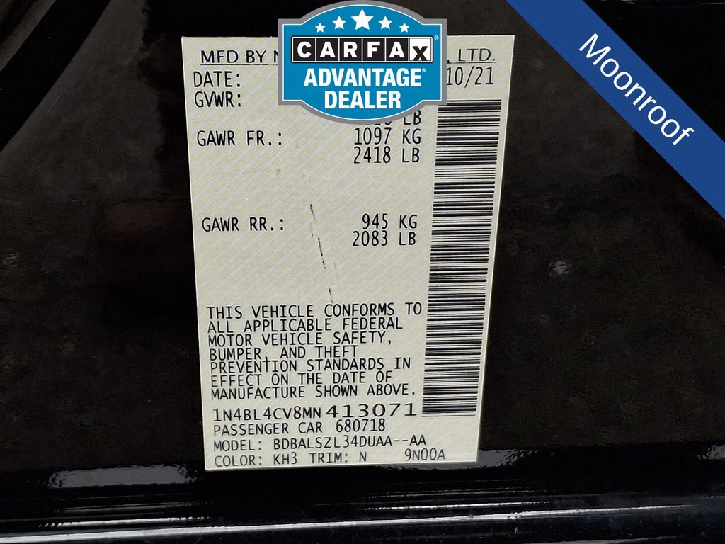 Used 2021 Nissan Altima 2.5 SR w/ SR Premium Package image 27