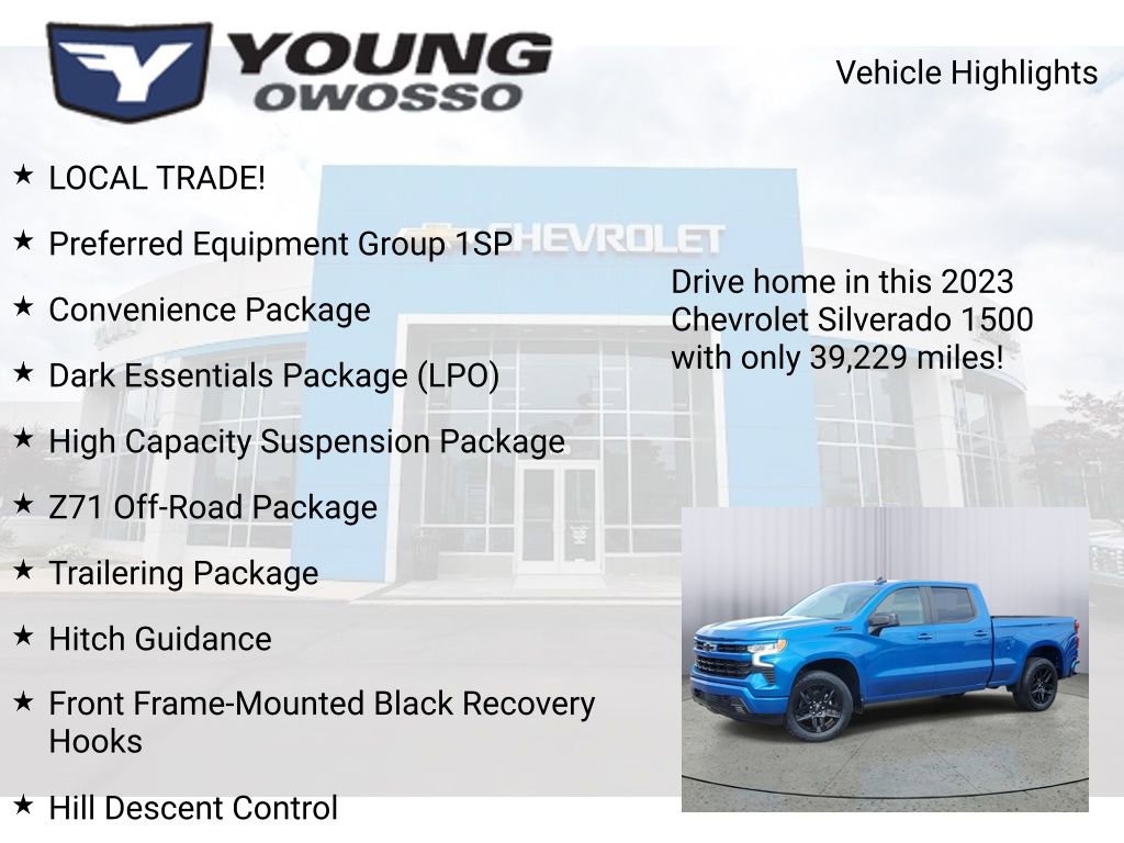 Certified 2023 Chevrolet Silverado 1500 RST w/ Z71 Off-Road Package AWD/4WD image 8