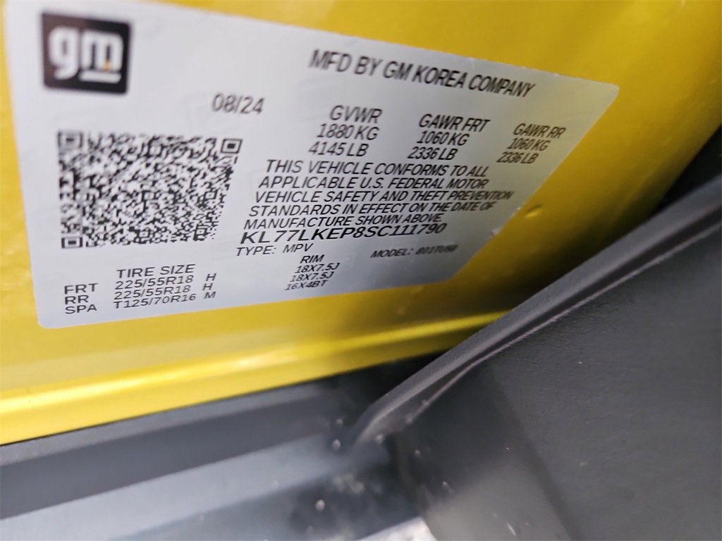 Certified 2025 Chevrolet Trax ACTIV w/ Sunroof Package image 14