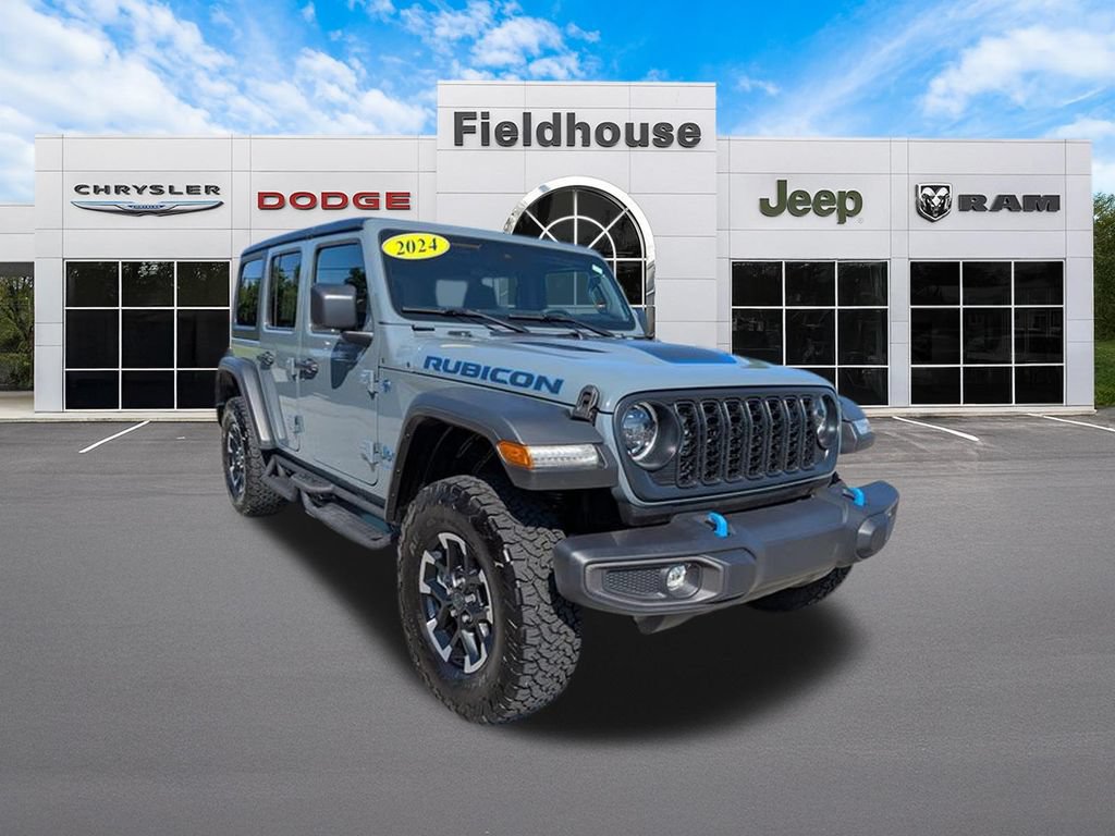 Used 2024 Jeep Wrangler Unlimited Rubicon 4xe w/ Safety Group AWD/4WD image 9
