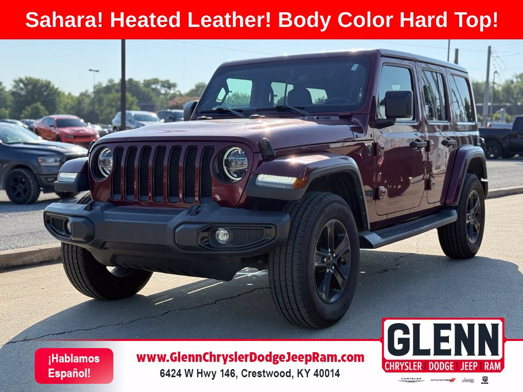 Used 2021 Jeep Wrangler Unlimited Sahara AWD/4WD image 1