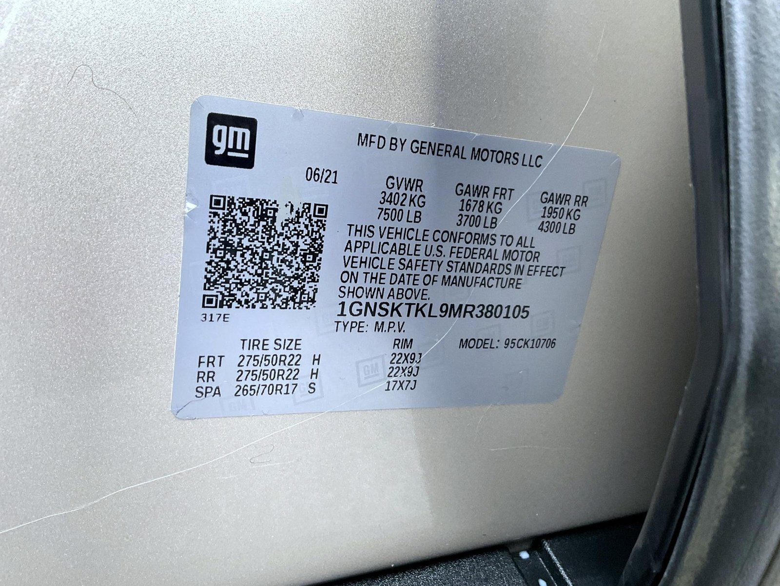 Certified 2021 Chevrolet Tahoe High Country AWD/4WD image 26