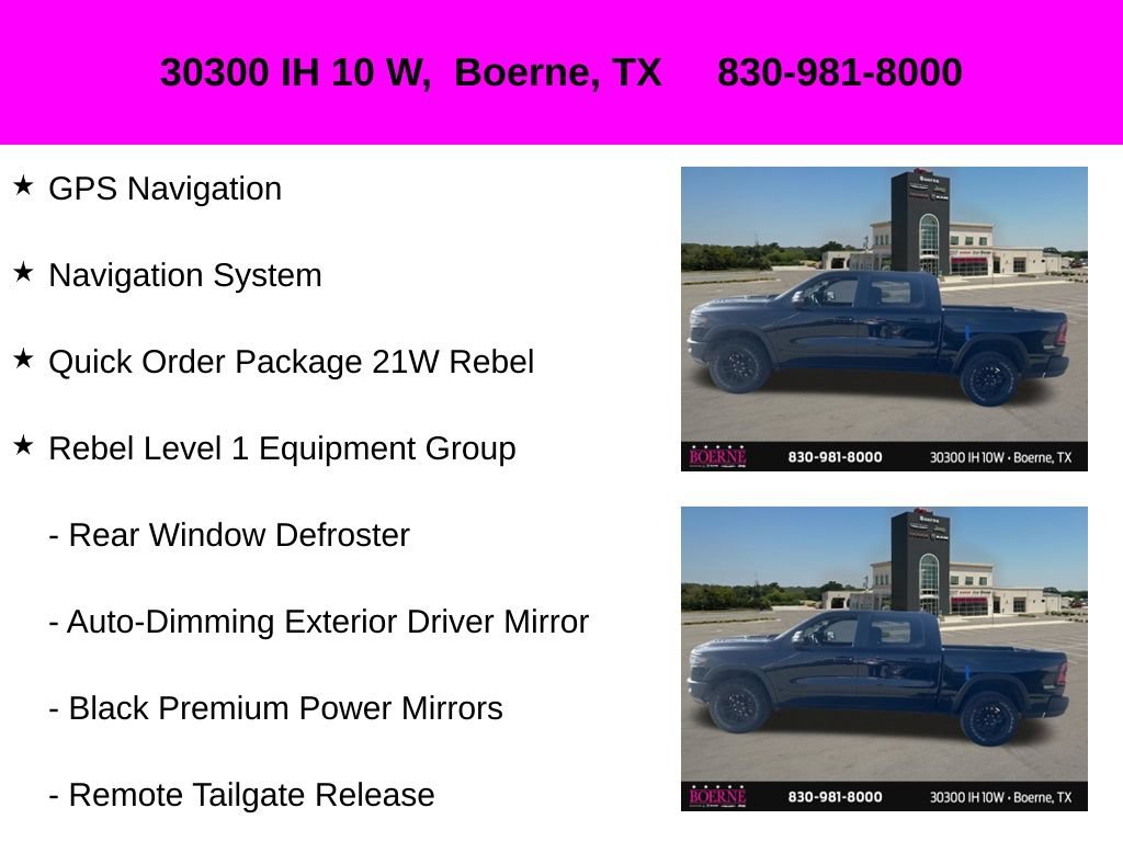 Used 2025 RAM 1500 Rebel w/ Rebel Level 1 Equipment Group AWD/4WD image 10