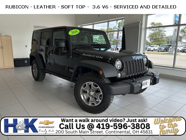 Used 2016 Jeep Wrangler Unlimited Rubicon w/ Max Tow Package