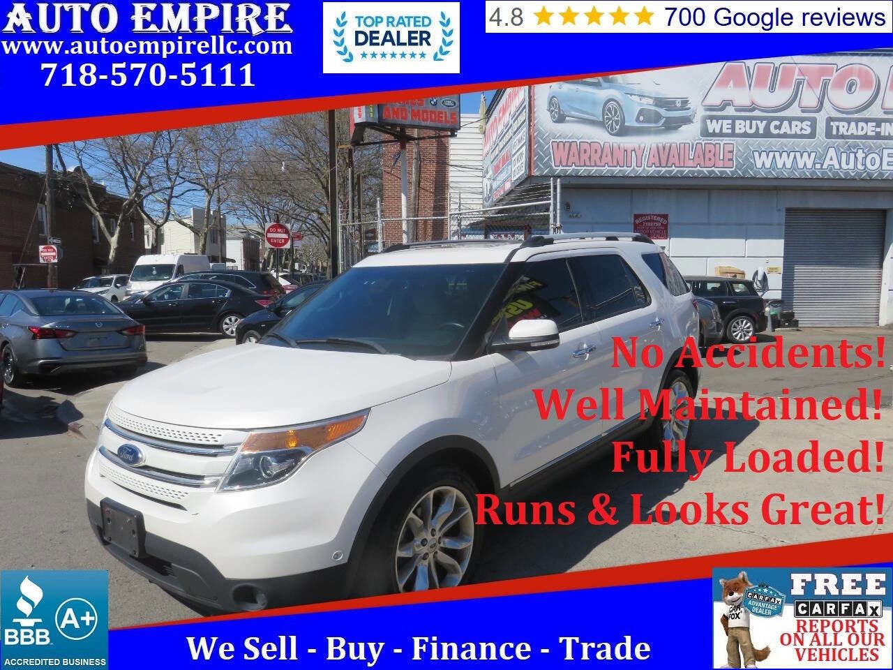 Used 2015 Ford Explorer Limited w/ Equipment Group 302A image 1