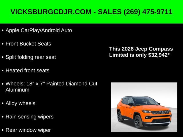 New 2026 Jeep Compass Limited image 33