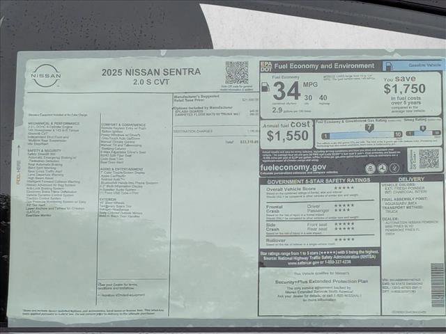 New 2025 Nissan Sentra S image 16