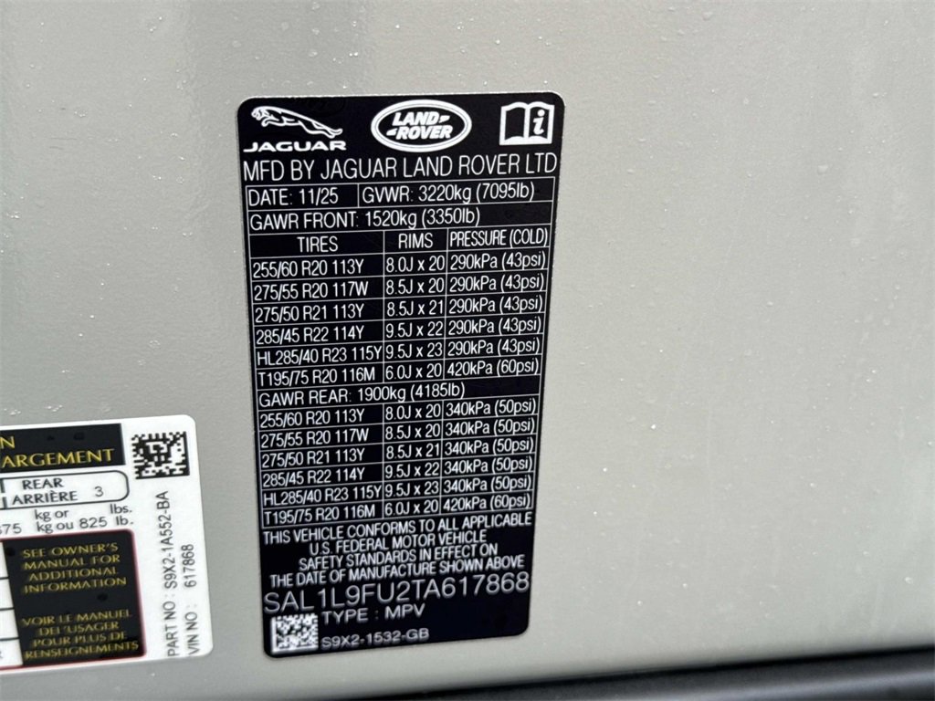 New 2026 Land Rover Range Rover Sport Dynamic SE image 28