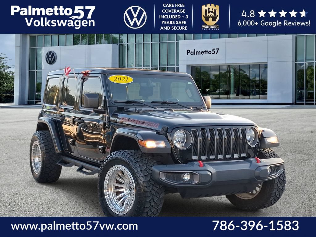 Used 2021 Jeep Wrangler Unlimited Rubicon AWD/4WD image 1
