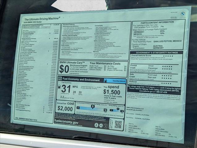 New 2026 BMW 330i Sedan w/ Convenience Package image 18