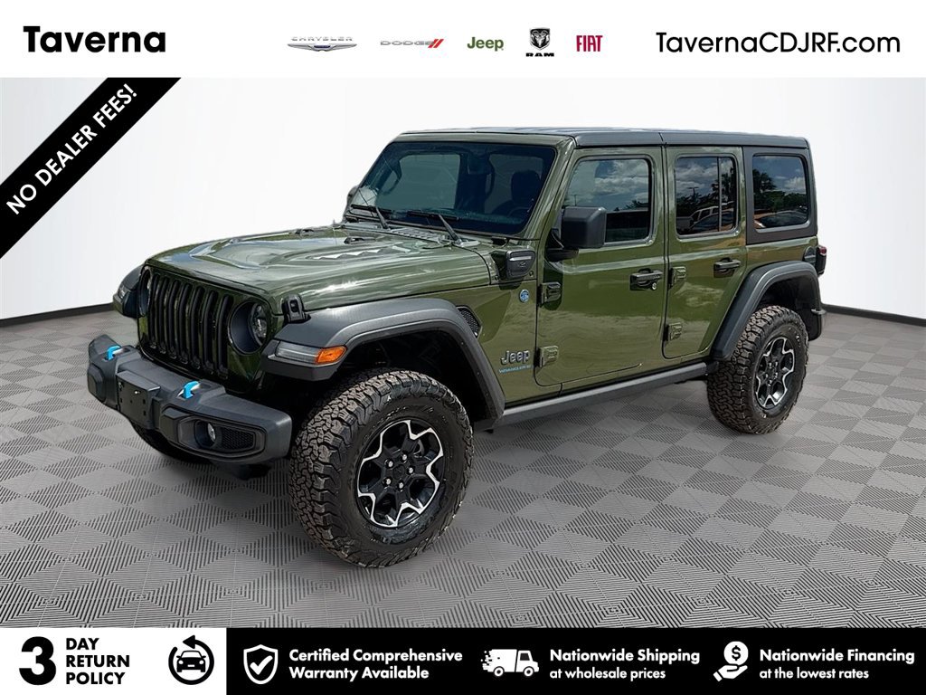Certified 2023 Jeep Wrangler Unlimited Rubicon 4xe w/ Cold Weather Group