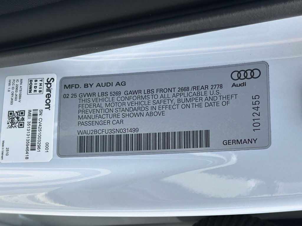 Certified 2025 Audi A5 Premium w/ Premium Plus AWD/4WD image 76