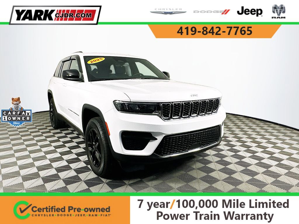 Certified 2025 Jeep Grand Cherokee Laredo X w/ Luxury Tech Group I