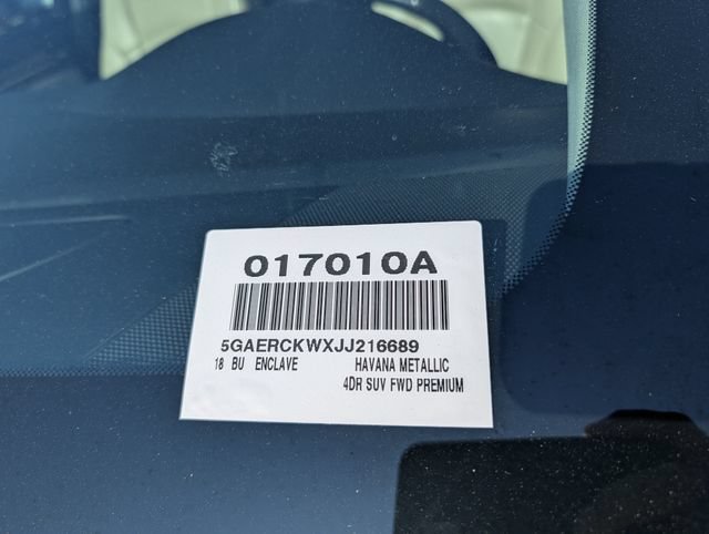 Used 2018 Buick Enclave Premium w/ Experience Buick Package FWD image 36