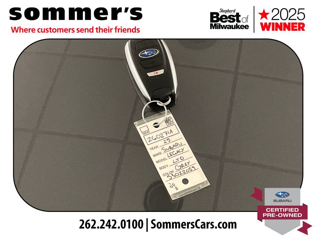 Certified 2025 Subaru Legacy Limited w/ Popular Package #2 image 27