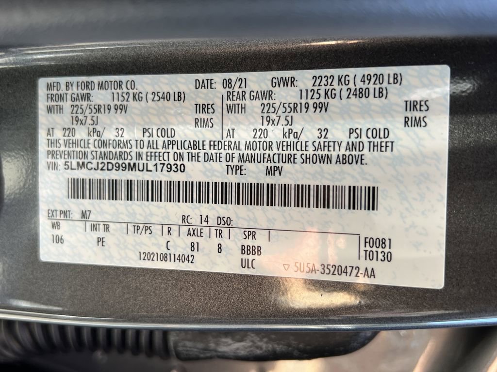 Used 2021 Lincoln Corsair Reserve w/ Equipment Group 201A image 31