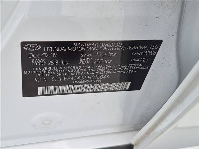 Used 2020 Hyundai Sonata SEL w/ Convenience Package FWD image 15