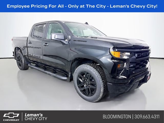 New 2026 Chevrolet Silverado 1500 Custom w/ Turbomax Blackout Package