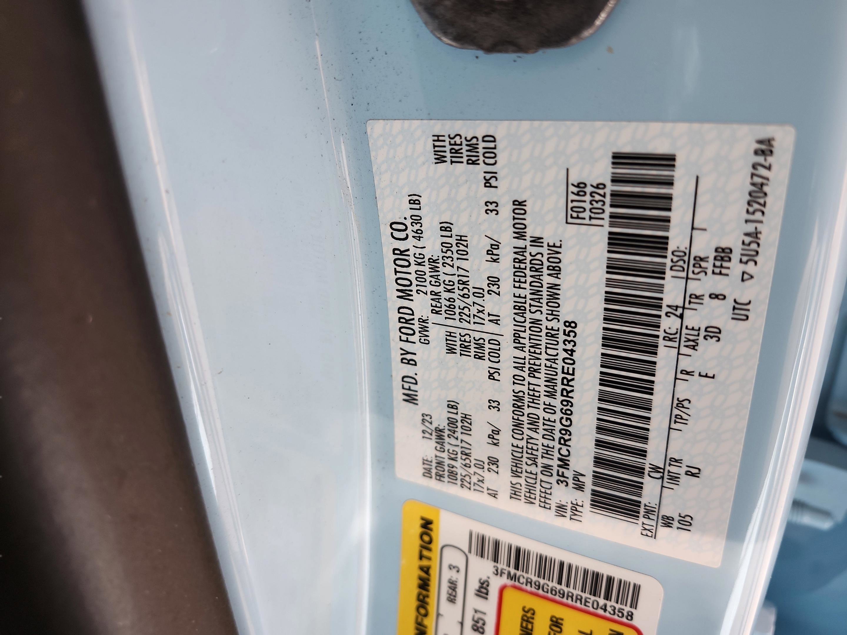 Certified 2024 Ford Bronco Sport Heritage w/ Heritage Convenience Package image 28