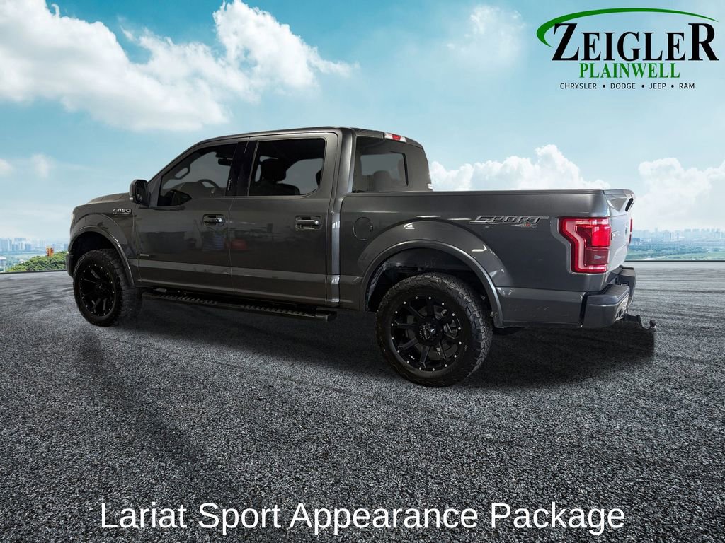 Used 2017 Ford F150 Lariat w/ Equipment Group 501A Mid image 4