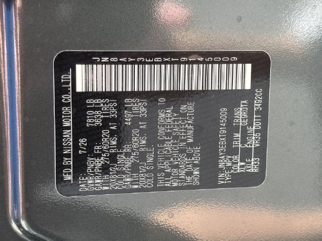 New 2026 Nissan Armada Platinum AWD/4WD image 38