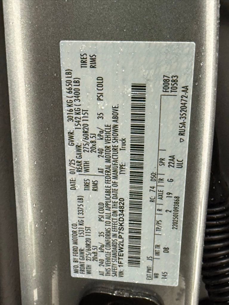 New 2025 Ford F150 STX w/ Equipment Group 200A AWD/4WD image 42