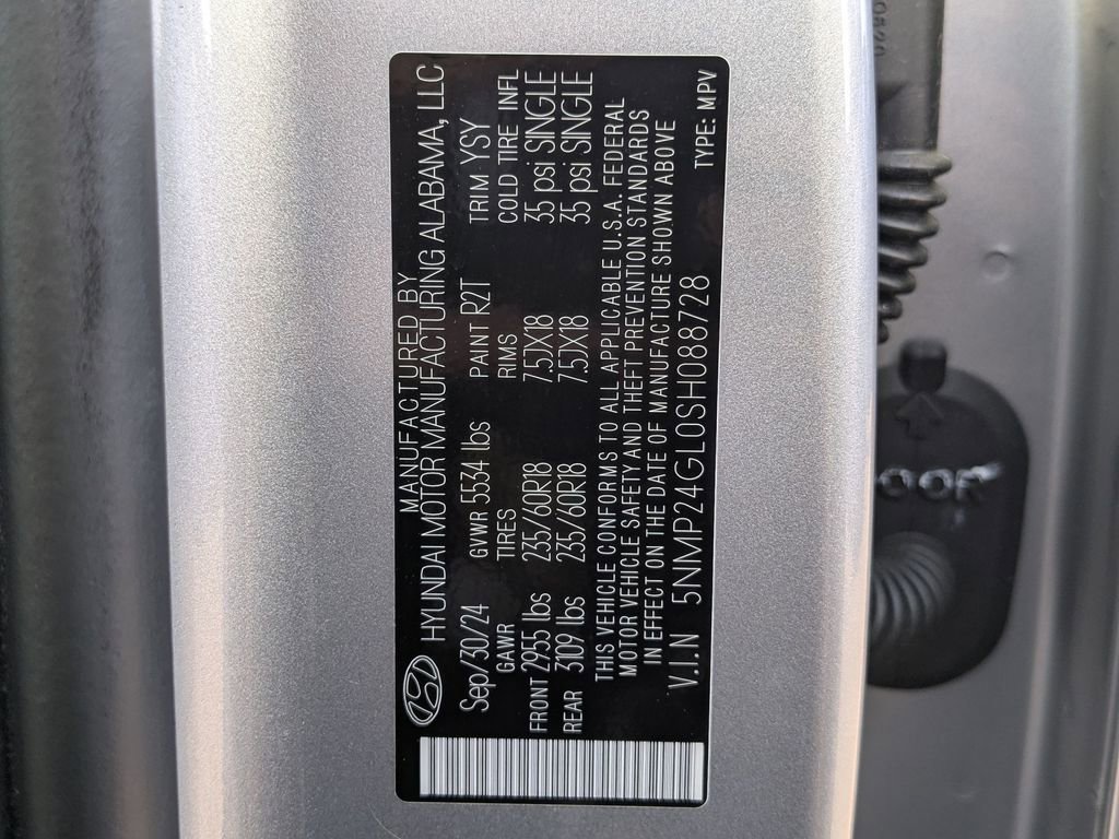 Certified 2025 Hyundai Santa Fe SEL image 22